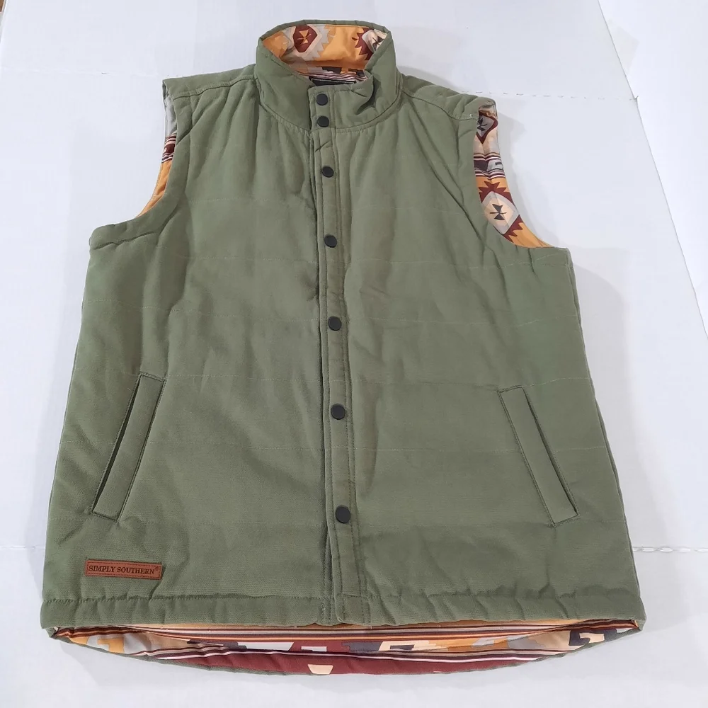 Simply Southern Washington Aztec Quilted Vest